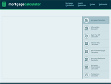 Tablet Screenshot of mortgagecalculator.net