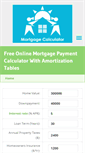 Mobile Screenshot of mortgagecalculator.biz